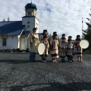Image of young people in traditional clothing